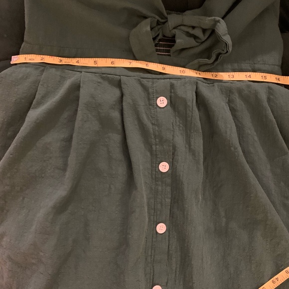 Green cutout sundress, size XL - Picture 5 of 6